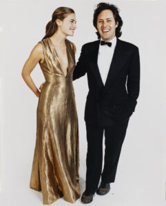 David Lauren and Laura Bush