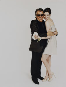 Anne Hathaway and Roberto Cavalli