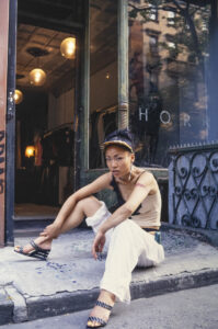 Horn shop girl